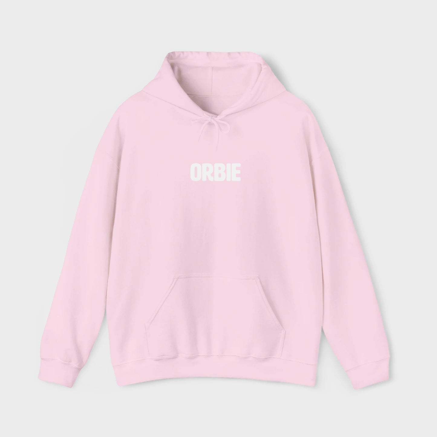 Orbie Original Logo Unisex Hoodie - Pink/White