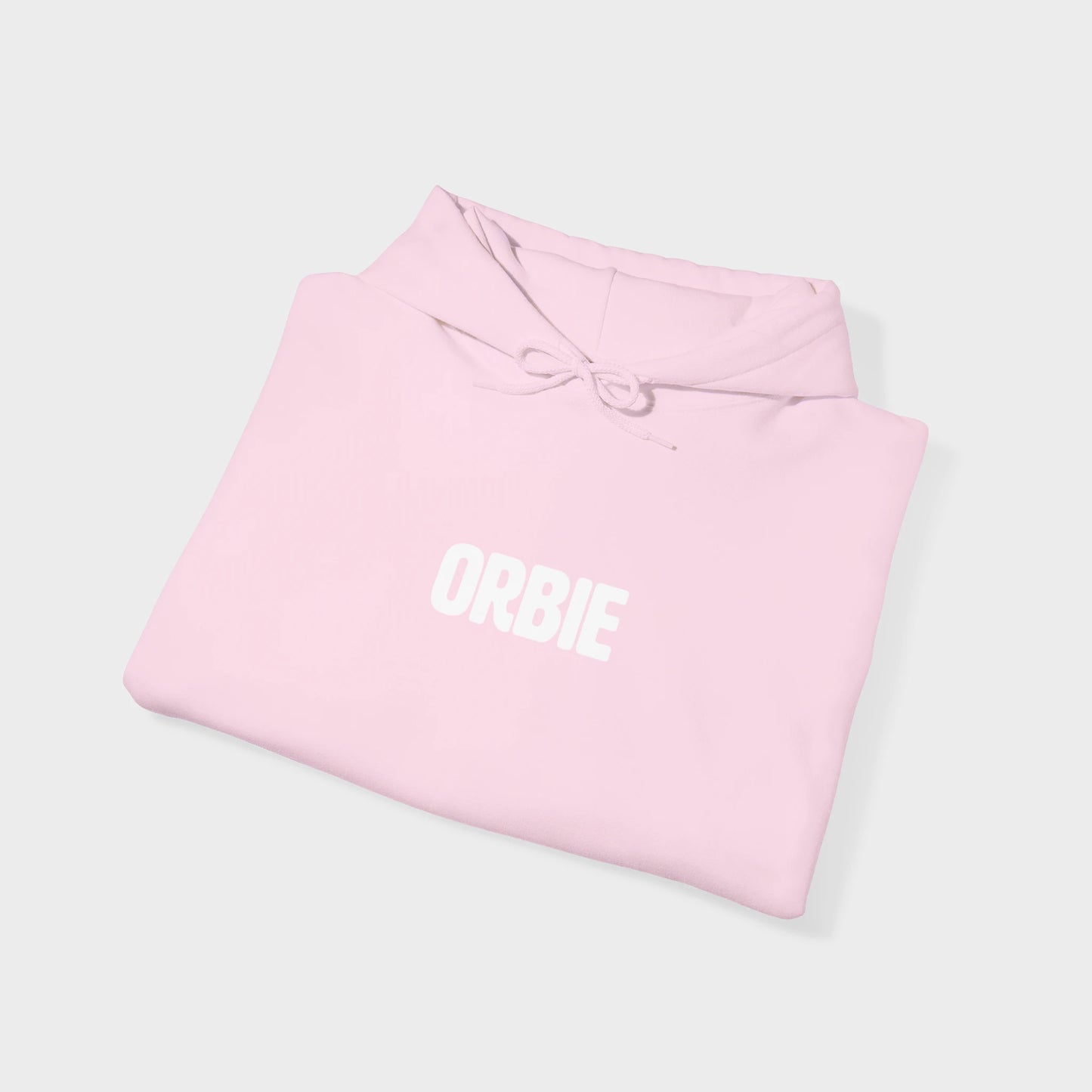 Orbie Original Logo Unisex Hoodie - Pink/White