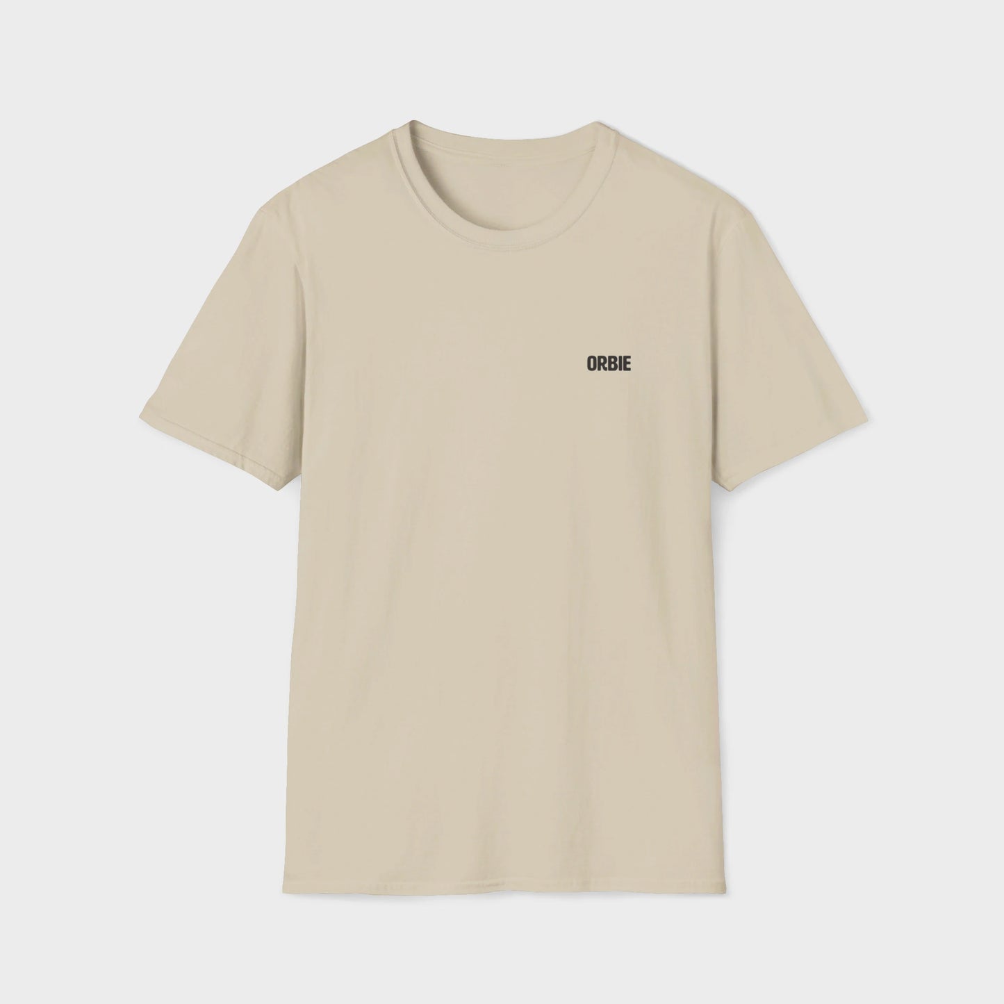 Orbie Mini Logo Unisex T-Shirt - Sand/Black