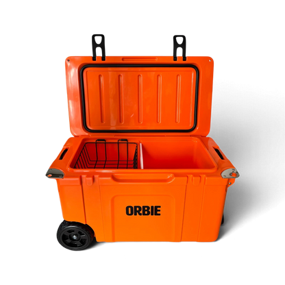 Orbie 55 Wheeled Cooler - Orange