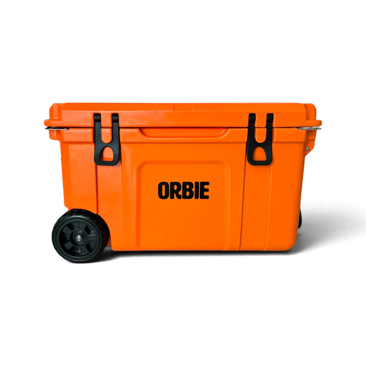 Orbie 55 Wheeled Cooler - Orange