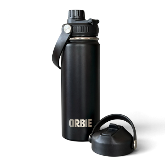 Orbie 18oz Insulated Bottle - Black