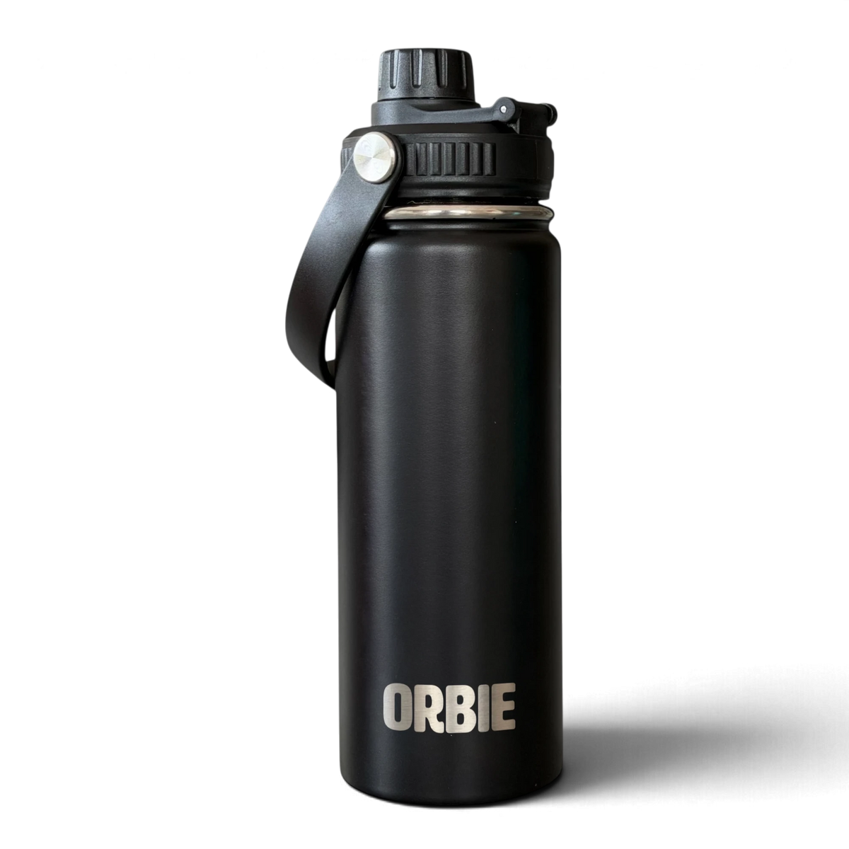 Orbie 18oz Insulated Bottle - Black