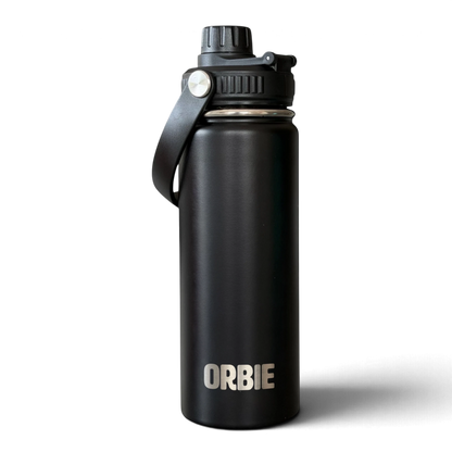 Orbie 18oz Insulated Bottle - Black