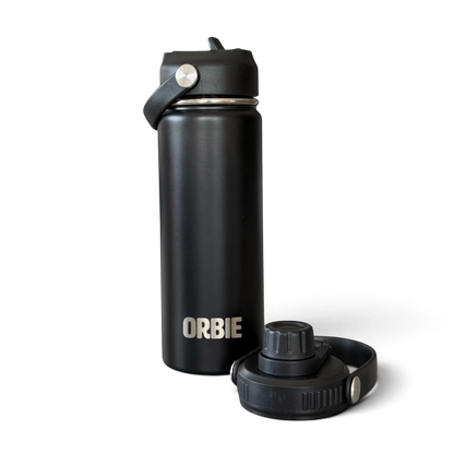 Orbie 18oz Insulated Bottle - Black