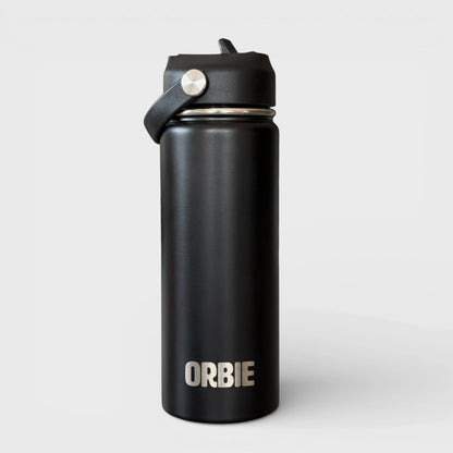 Orbie 18oz Insulated Bottle - Black