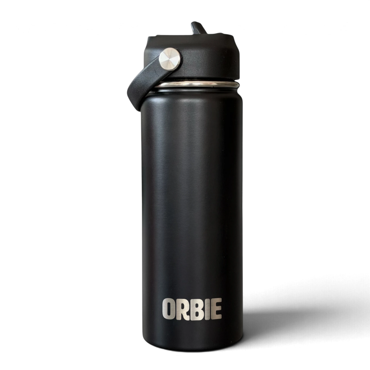 Orbie 18oz Insulated Bottle - Black