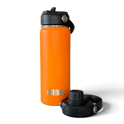 Orbie 18oz Insulated Bottle - Orange