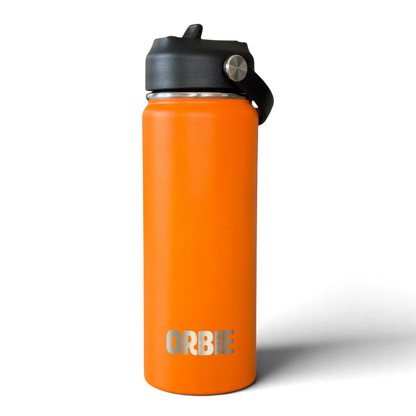 Orbie 18oz Insulated Bottle - Orange