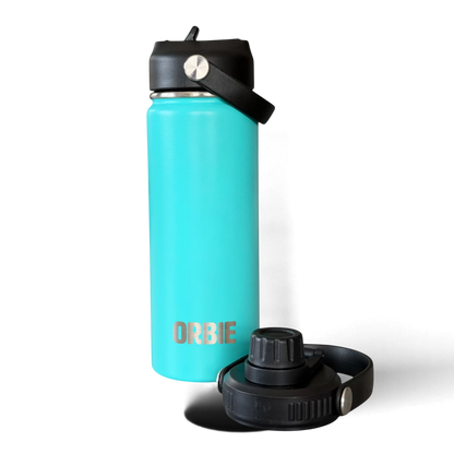 Orbie 18oz Insulated Bottle - Turquoise