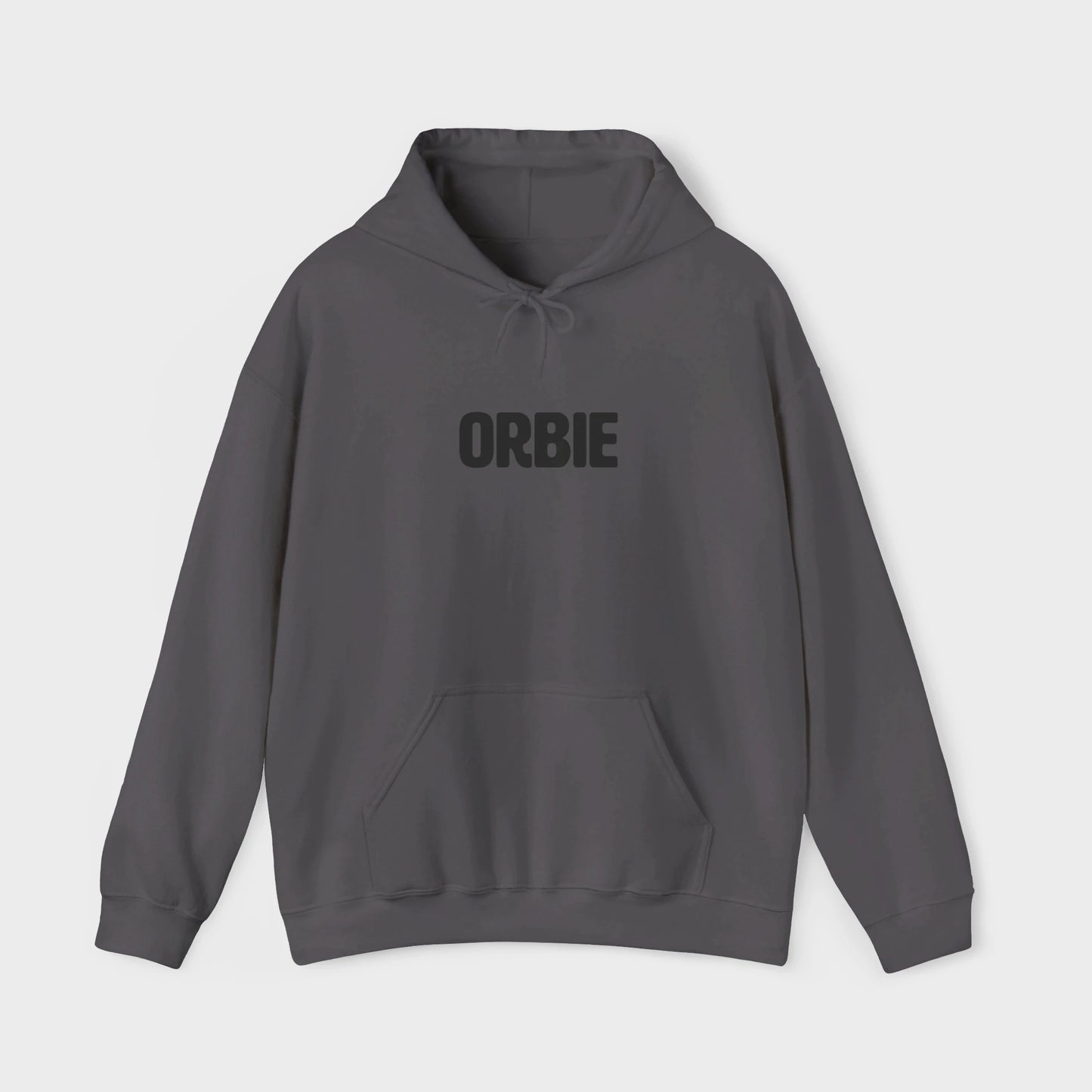 Orbie Original Logo Unisex Hoodie - Charcoal/Black