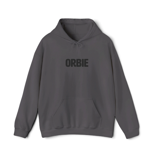 Orbie Original Logo Unisex Hoodie - Charcoal/Black