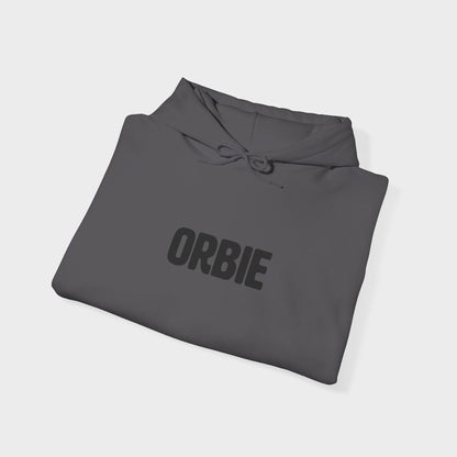 Orbie Original Logo Unisex Hoodie - Charcoal/Black