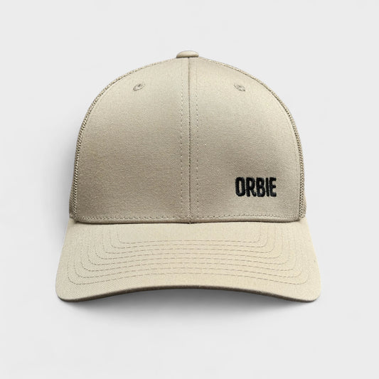 Orbie Mini Logo Trucker Hat - Sand