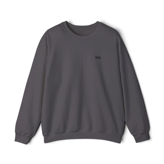 Orbie Mini Logo Unisex Crew Neck - Charcoal/Black