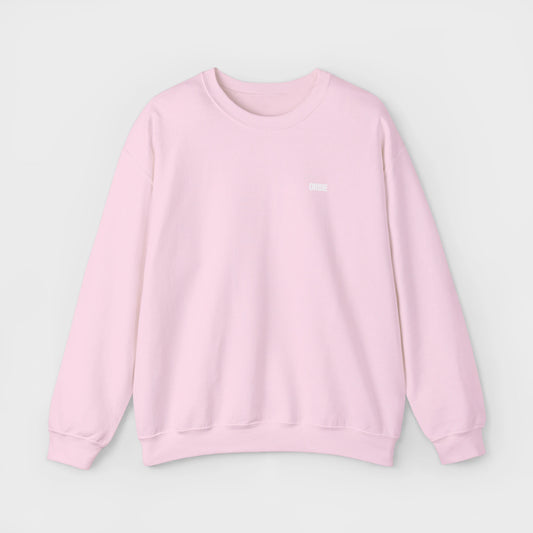 Orbie Mini Logo Unisex Crew Neck - Pink/White