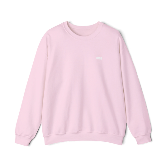 Orbie Mini Logo Unisex Crew Neck - Pink/White