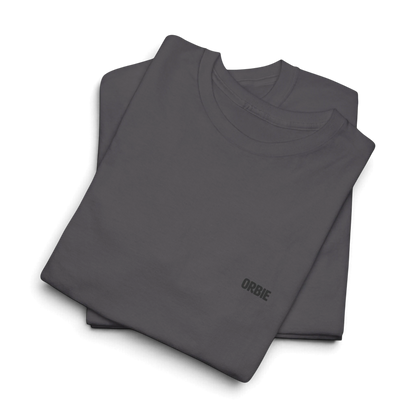 Orbie Grill. Chill. Enjoy. Graphic T-Shirt - Charcoal/Black